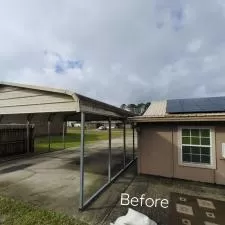 Carport Cover, Driveway, Patio and Sidewalk Cleaning in Pensacola, FL 2